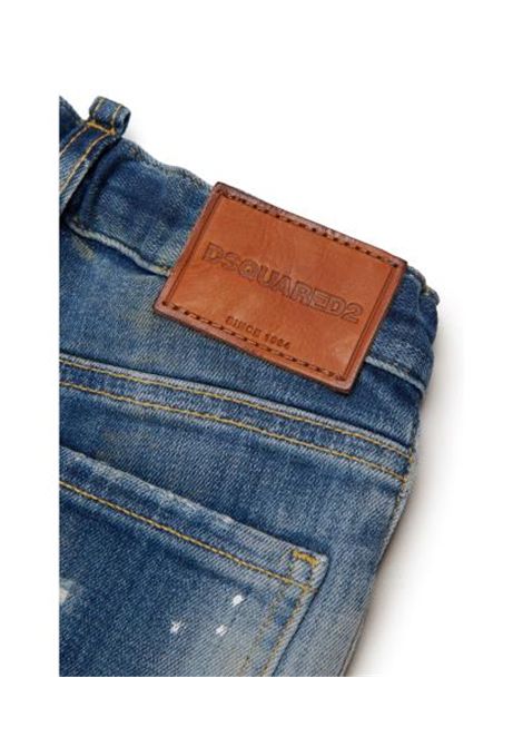 Jeans con effetto vissuto DSQUARED2 JUNIOR | DQ3087 D0AHZDQ01